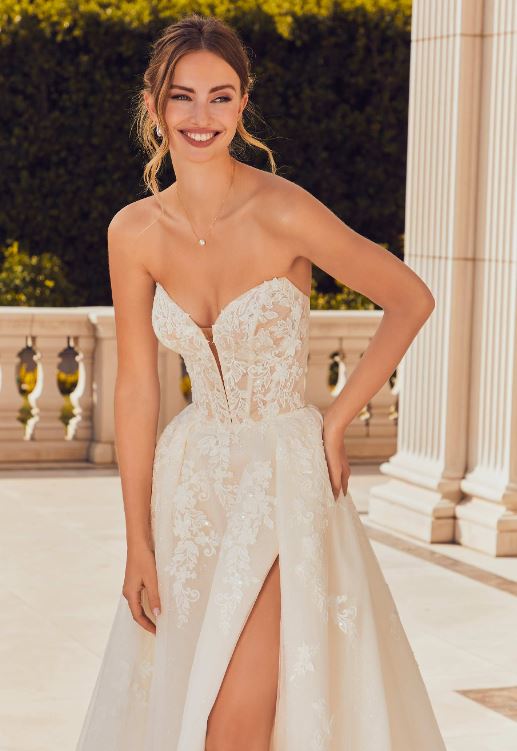 32191 - Princess-Style Ball Gown Bridal Dress with Elegant Details normansbridal 32191 - Princess-Style Ball Gown Bridal Dress with Elegant Details normansbridal