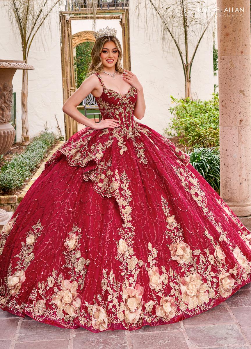 burgundy and gold quinceanera dresses Alta Couture Dress RQ3140 – normansbridal style_ruched Warming #Winter 120 Best 90s party Size:6-12 months