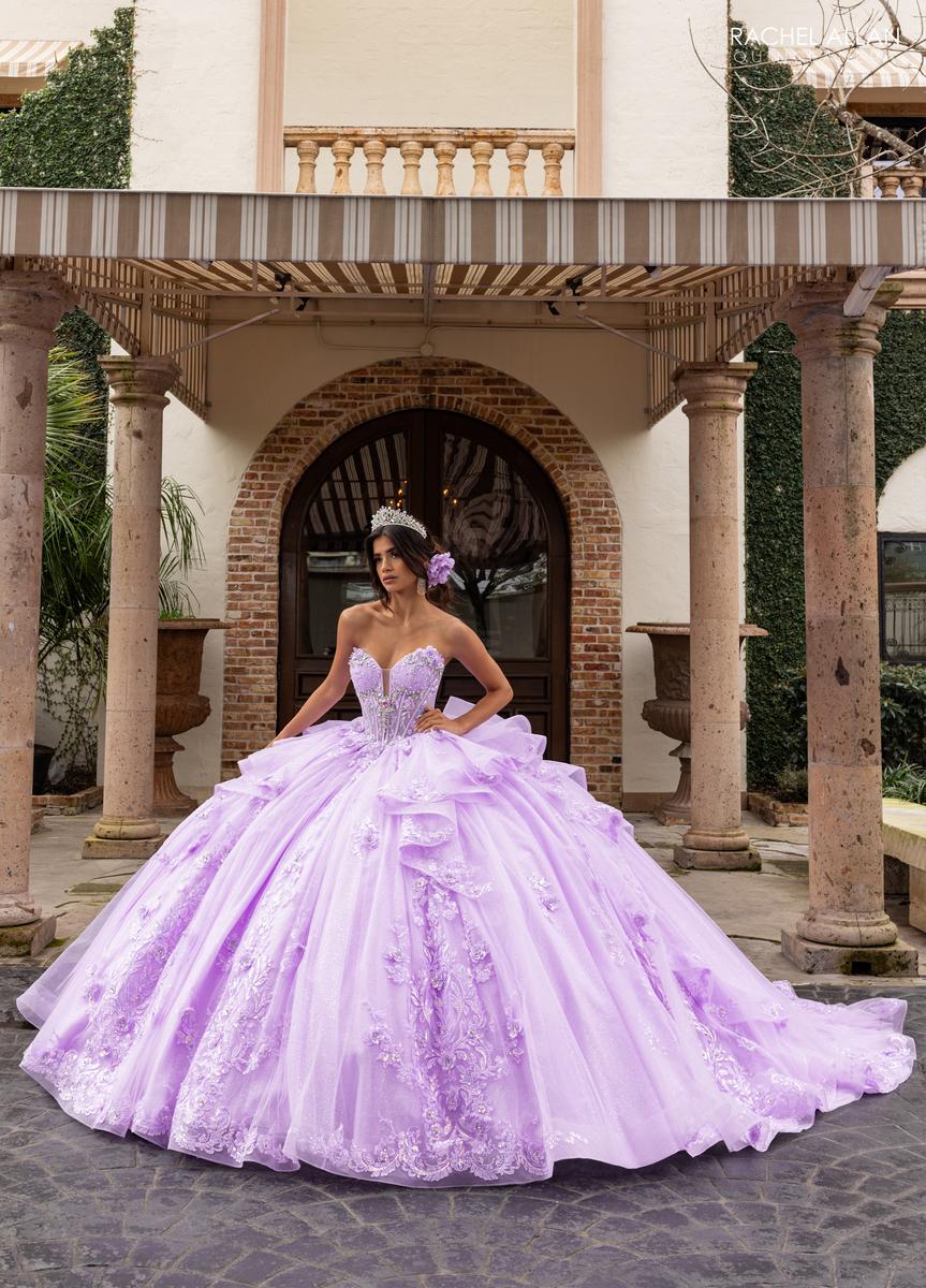 strapless open back dress Alta Couture Quinceanera Dress RQ3163