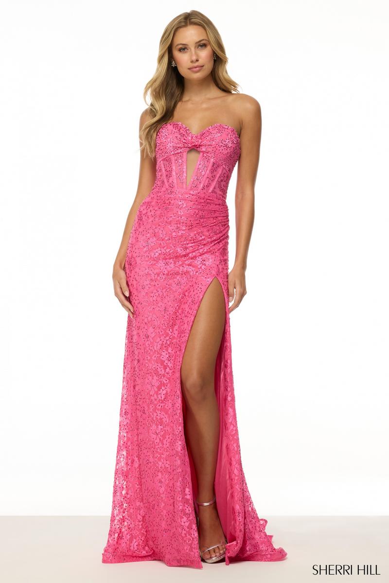 sherri hill pink prom dress Sherri Hill Dress 57086