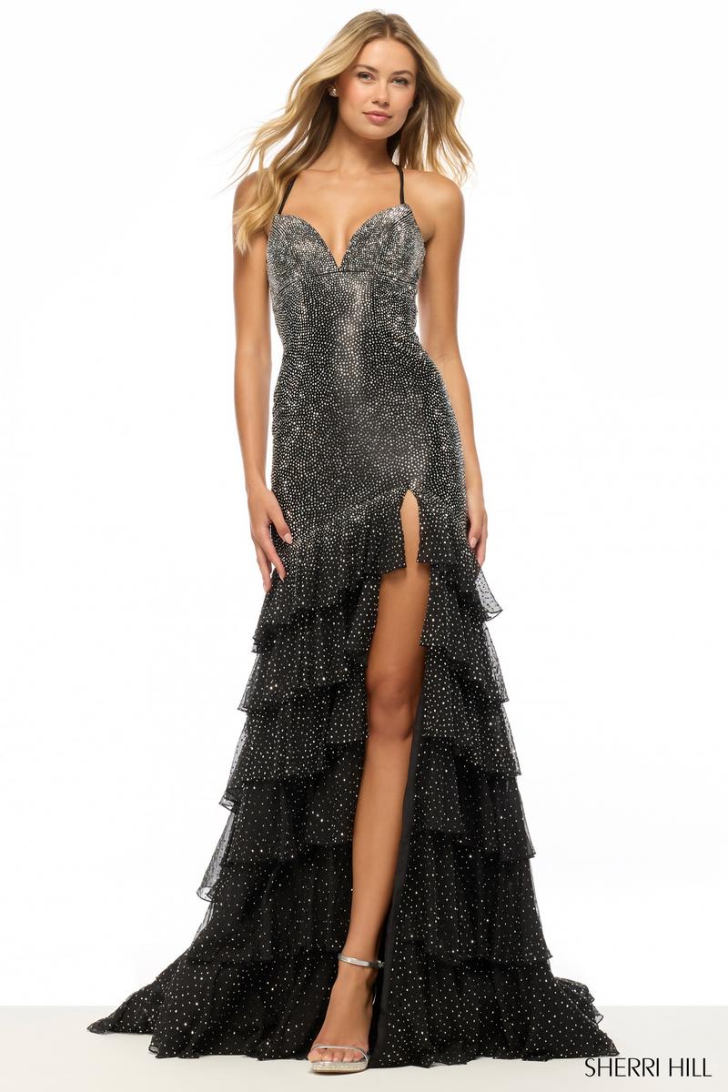 Sherri Hill Dress 57832 - Sweetheart Neckline, Long Fit and Flare Sherri Hill Dress 57832 - Sweetheart Neckline, Long Fit and Flare