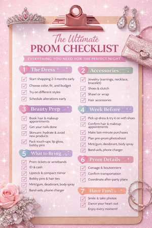 Prom Checklist 2026 | What to Bring & How to Get Ready – normansbridal