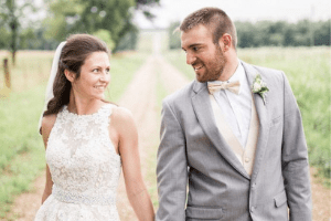 Faith and Sam's July 2nd 2016 Outdoor Wedding