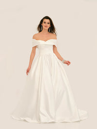 33420 - Ball Gown Wedding Dress with Full Skirt & Regal Design