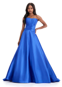 ASHLEYlauren Dress 12055 Strapless A-Line Gown