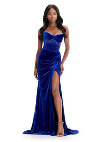 ASHLEYlauren Dress 12075 - Sweetheart Neckline, Long Fitted Silhouette