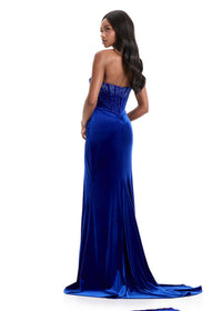 ASHLEYlauren Dress 12075 - Sweetheart Neckline, Long Fitted Silhouette