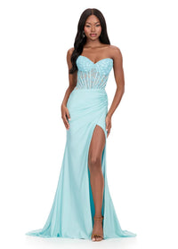ASHLEYlauren Dress 12168 - Strapless Sweetheart, Fit and Flare