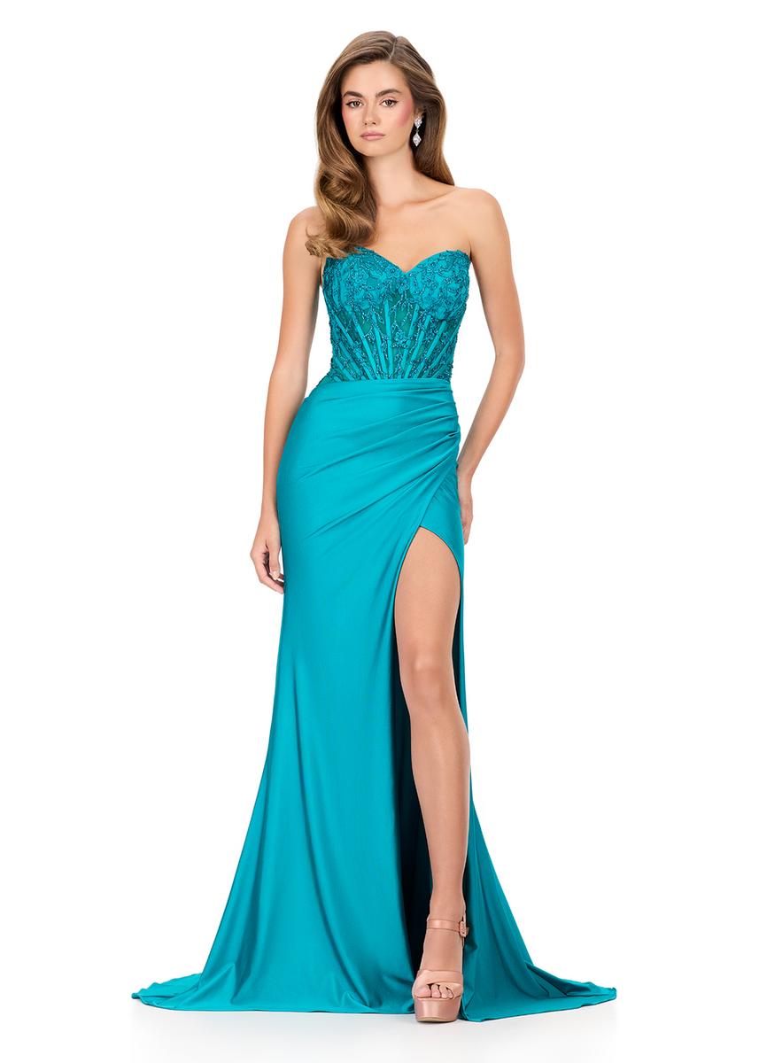 ASHLEYlauren Dress 12168 - Strapless Sweetheart, Fit and Flare