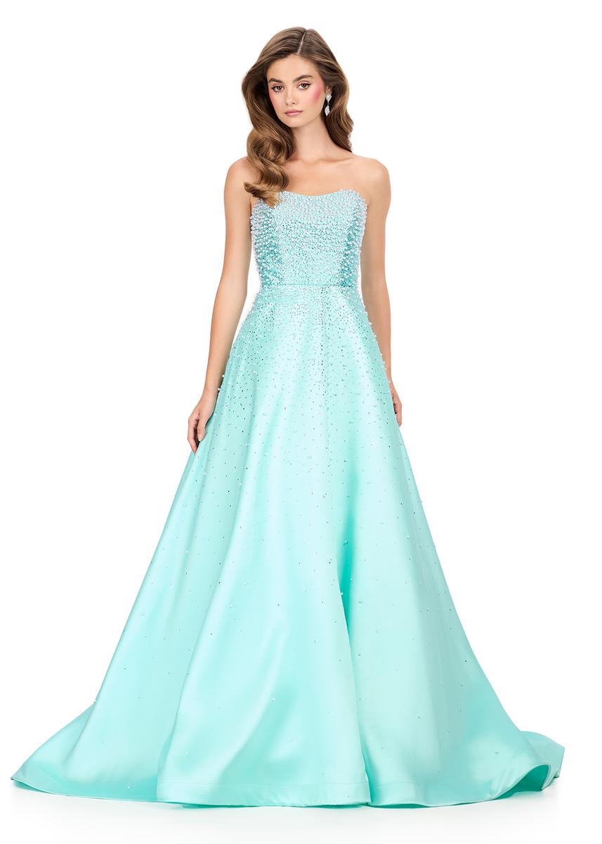 ASHLEYlauren Dress 12192 - Strapless A-Line Gown