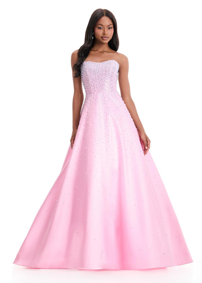 ASHLEYlauren Dress 12192 - Strapless A-Line Gown