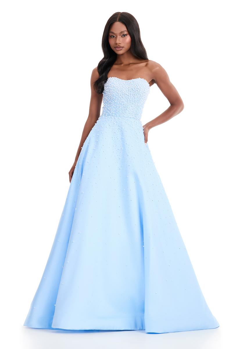 ASHLEYlauren Dress 12192 - Strapless A-Line Gown