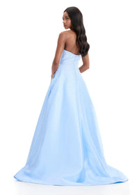 ASHLEYlauren Dress 12192 - Strapless A-Line Gown