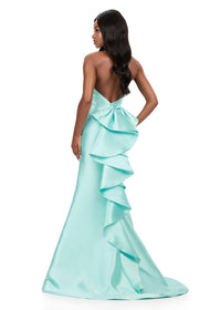 ASHLEYlauren Dress 12214 - Halter Neckline, Long Fit and Flare Silhouette
