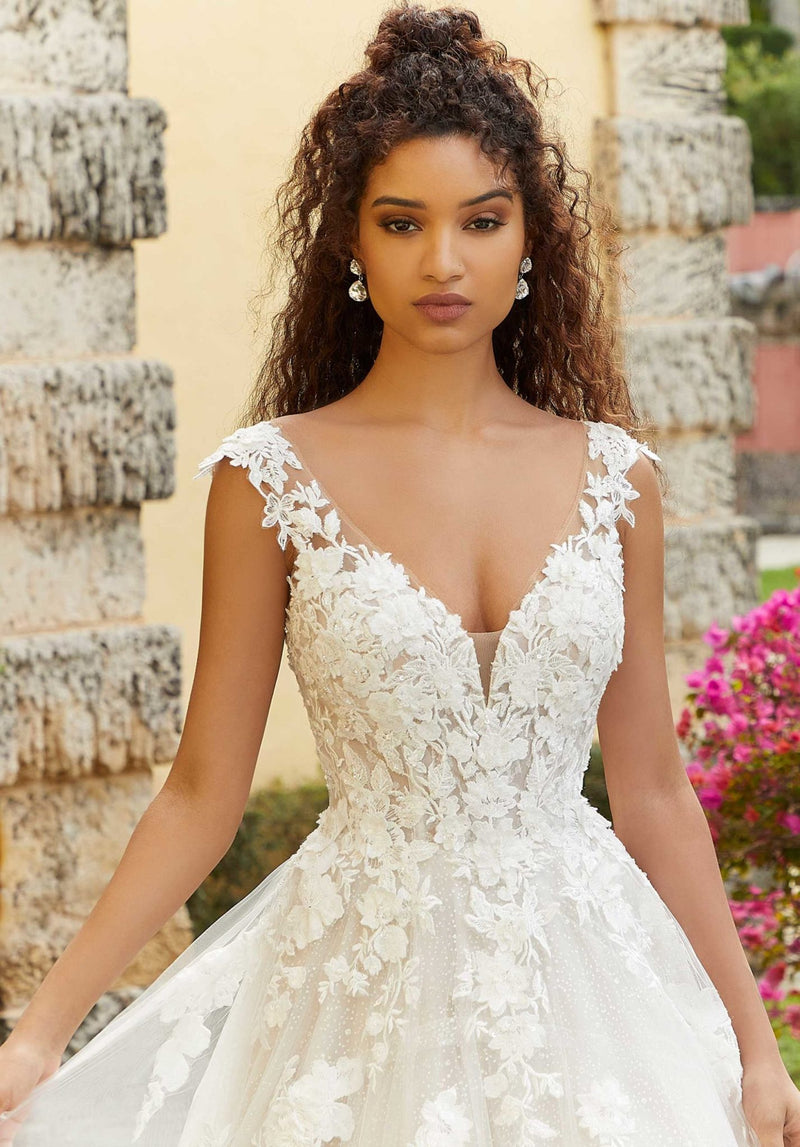 29091 - Ball Gown Wedding Dress with Full Skirt & Regal Design normansbridal 29091 - Ball Gown Wedding Dress with Full Skirt & Regal Design normansbridal