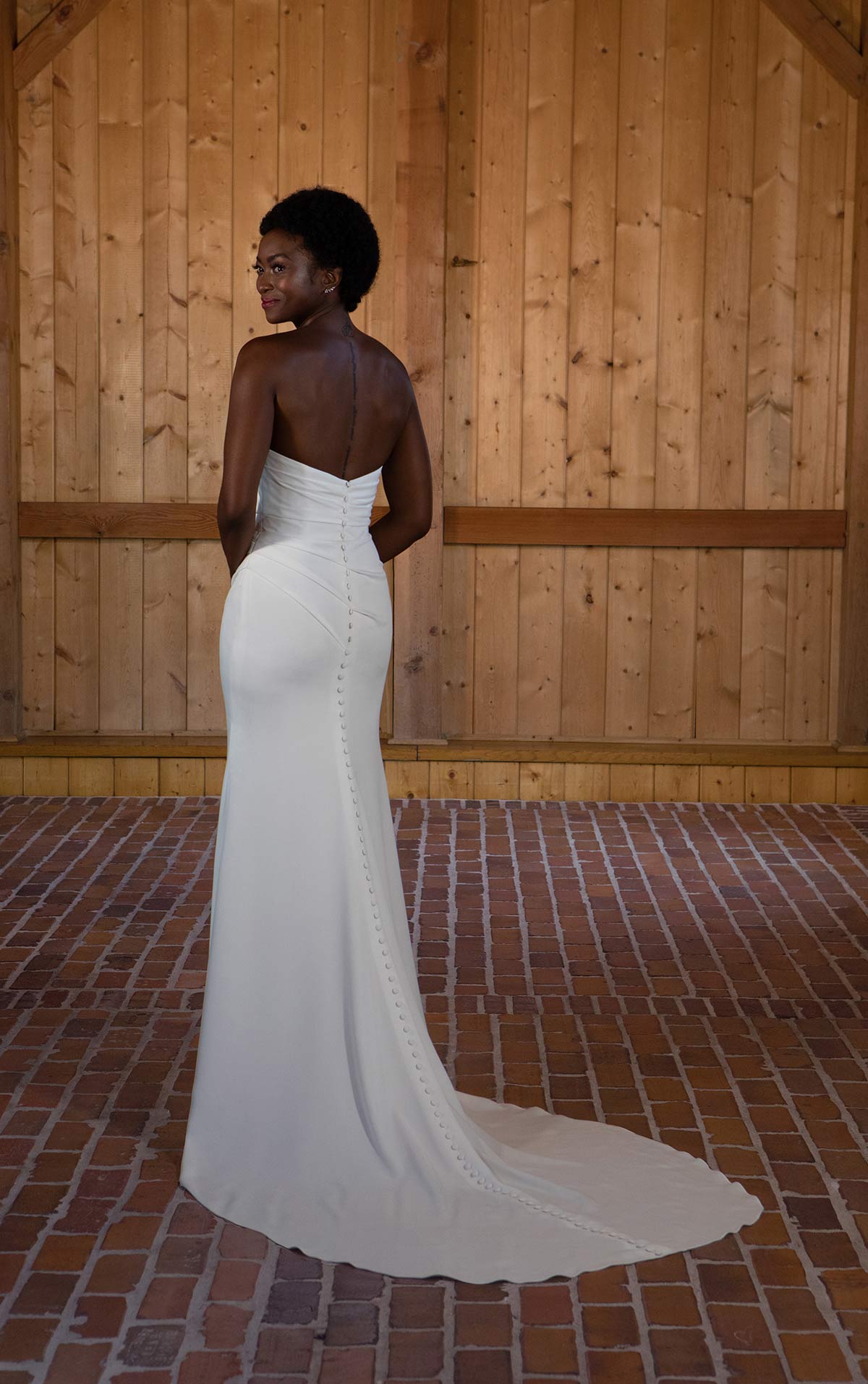29885 - Elegant Fit & Flare Bridal Dress with Beaded Details normansbridal 29885 - Elegant Fit & Flare Bridal Dress with Beaded Details normansbridal