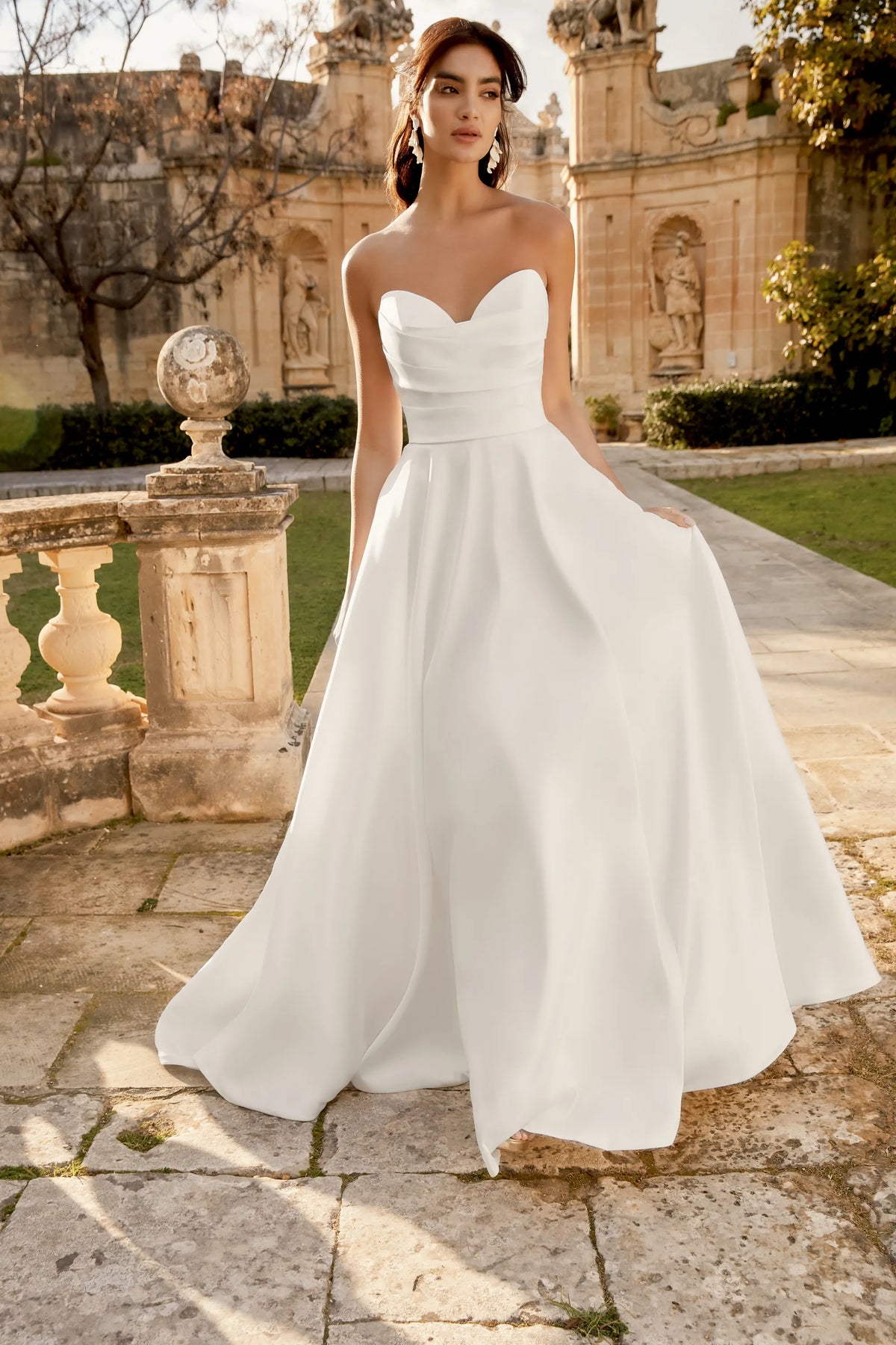 32601 - A-Line Wedding Dress with Timeless Silhouette normansbridal 32601 - A-Line Wedding Dress with Timeless Silhouette normansbridal