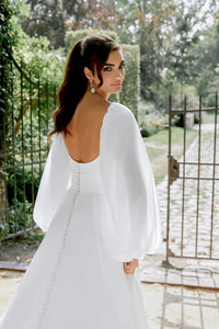 33291 - A-Line Wedding Dress with Timeless Silhouette