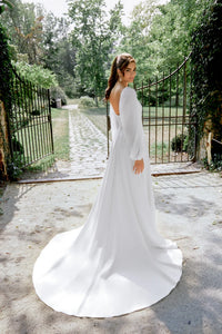 33291 - A-Line Wedding Dress with Timeless Silhouette