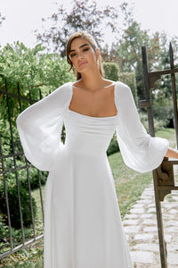 33291 - A-Line Wedding Dress with Timeless Silhouette