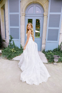 33296 - Elegant A-Line Bridal Gown for Classic Brides