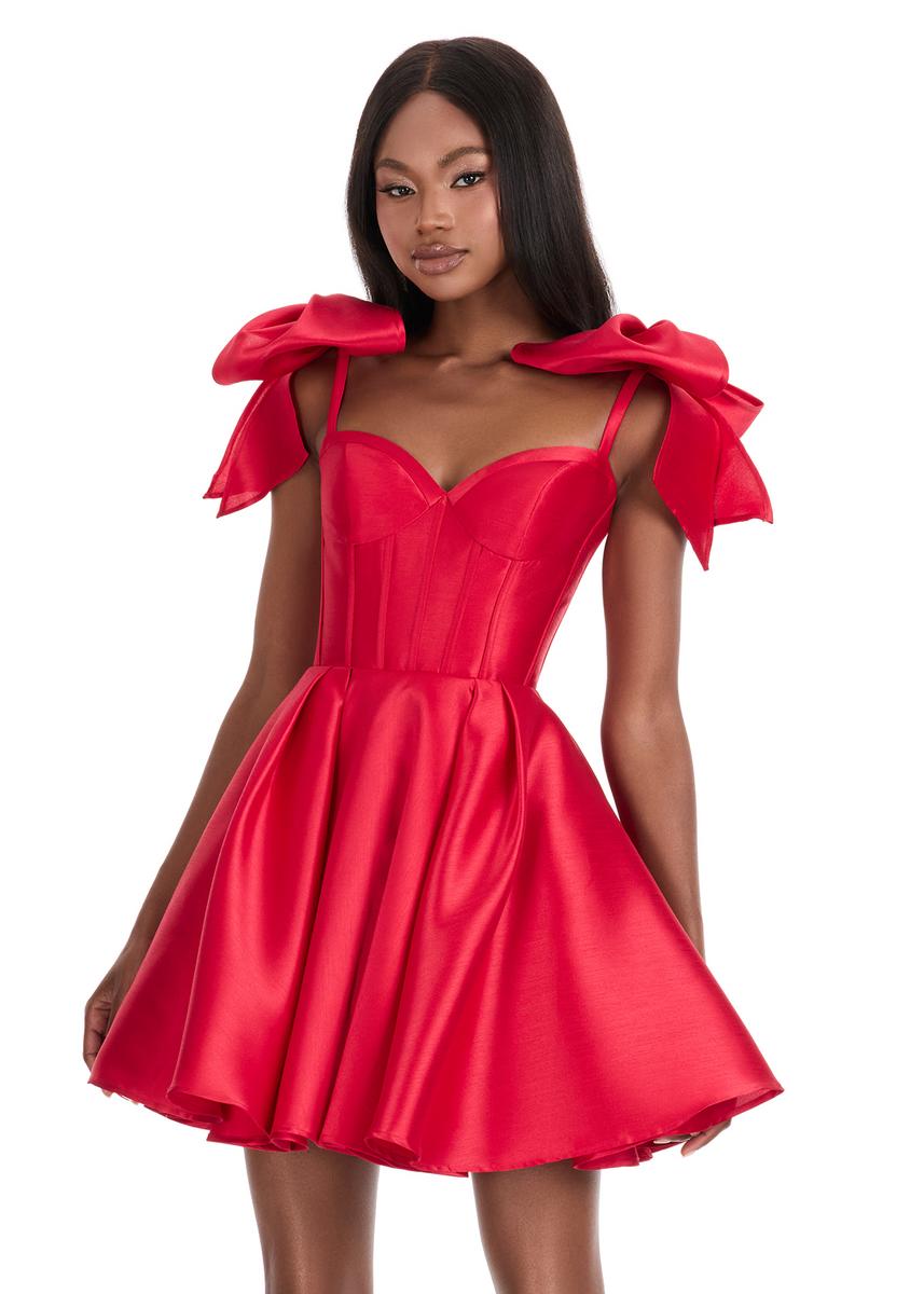 ASHLEYlauren Dress 4855 - Sweetheart Neckline Short A-Line
