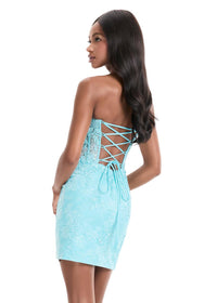 ASHLEYlauren Dress 4880 - Sweetheart Neckline Short Fitted Dress