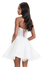 ASHLEYlauren Dress 4924 - Strapless Sweetheart Short A-line