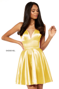 Sherri Hill Dress 52291 - Plunging Neckline Short A-Line