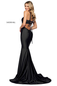 Sherri Hill Dress 53906 - Square Neckline Long Fit and Flare