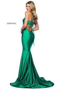 Sherri Hill Dress 53906 - Square Neckline Long Fit and Flare