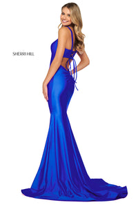 Sherri Hill Dress 53906 - Square Neckline Long Fit and Flare