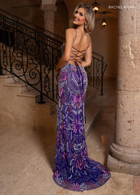 Rachel Allan Prom Dress 70002 - Strappy Back Long Fitted Gown