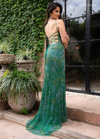 Rachel Allan Prom Dress 70002 - Strappy Back Long Fitted Gown