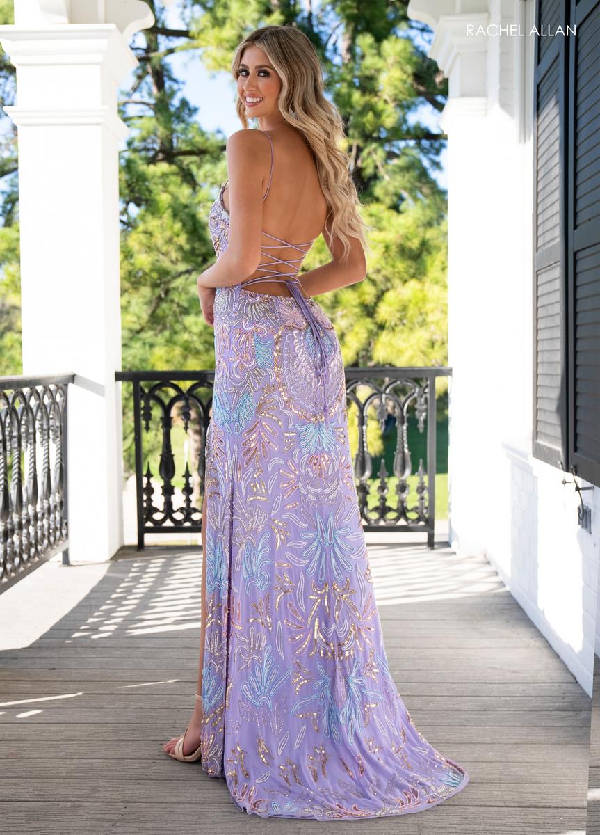 Rachel Allan Prom Dress 70002 - Strappy Back Long Fitted Gown