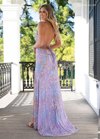 Rachel Allan Prom Dress 70002 - Strappy Back Long Fitted Gown
