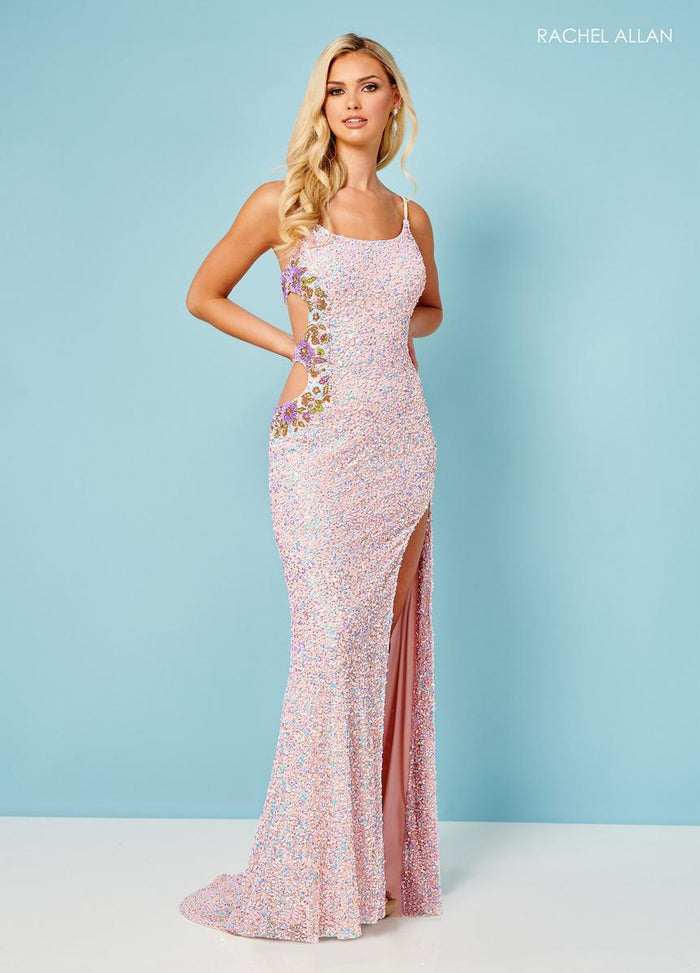 Rachel Allan Prom Dress 70395 - Spaghetti Strap Fitted Gown