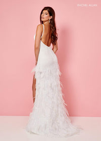 Rachel Allan Prom Dress 70437 - Spaghetti Strap Long Fitted Gown