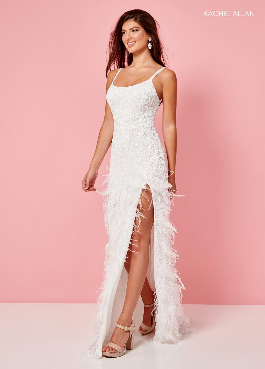 Rachel Allan Prom Dress 70437 - Spaghetti Strap Long Fitted Gown