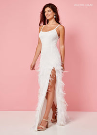 Rachel Allan Prom Dress 70437 - Spaghetti Strap Long Fitted Gown