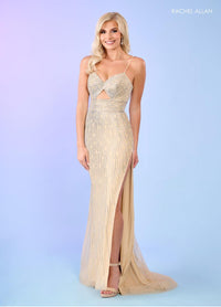 Rachel Allan Prom Dress 70564 - Spaghetti Strap Fitted Gown