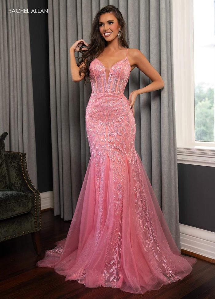 Rachel Allan Prom Dress 70750 - Sweetheart Neckline, Fit and Flare Silhouette