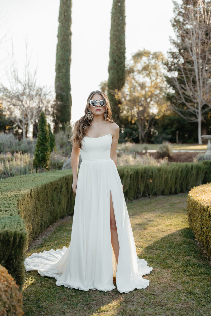 32159 - Romantic A-Line Wedding Gown with Flowy Skirt normansbridal 32159 - Romantic A-Line Wedding Gown with Flowy Skirt normansbridal