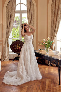 34862- Timeless Elegance With Stunning A-line Wedding Dress