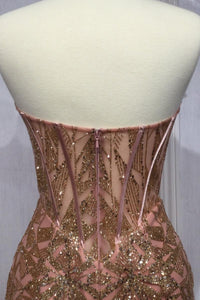 Ladivine Dress CB116 - Plunging Neckline, Long Floral Fit and Flare