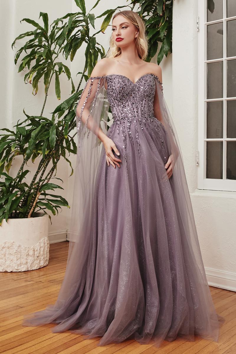 Ladivine Dress CD0204 - Sweetheart Neckline, Long A-Line Silhouette