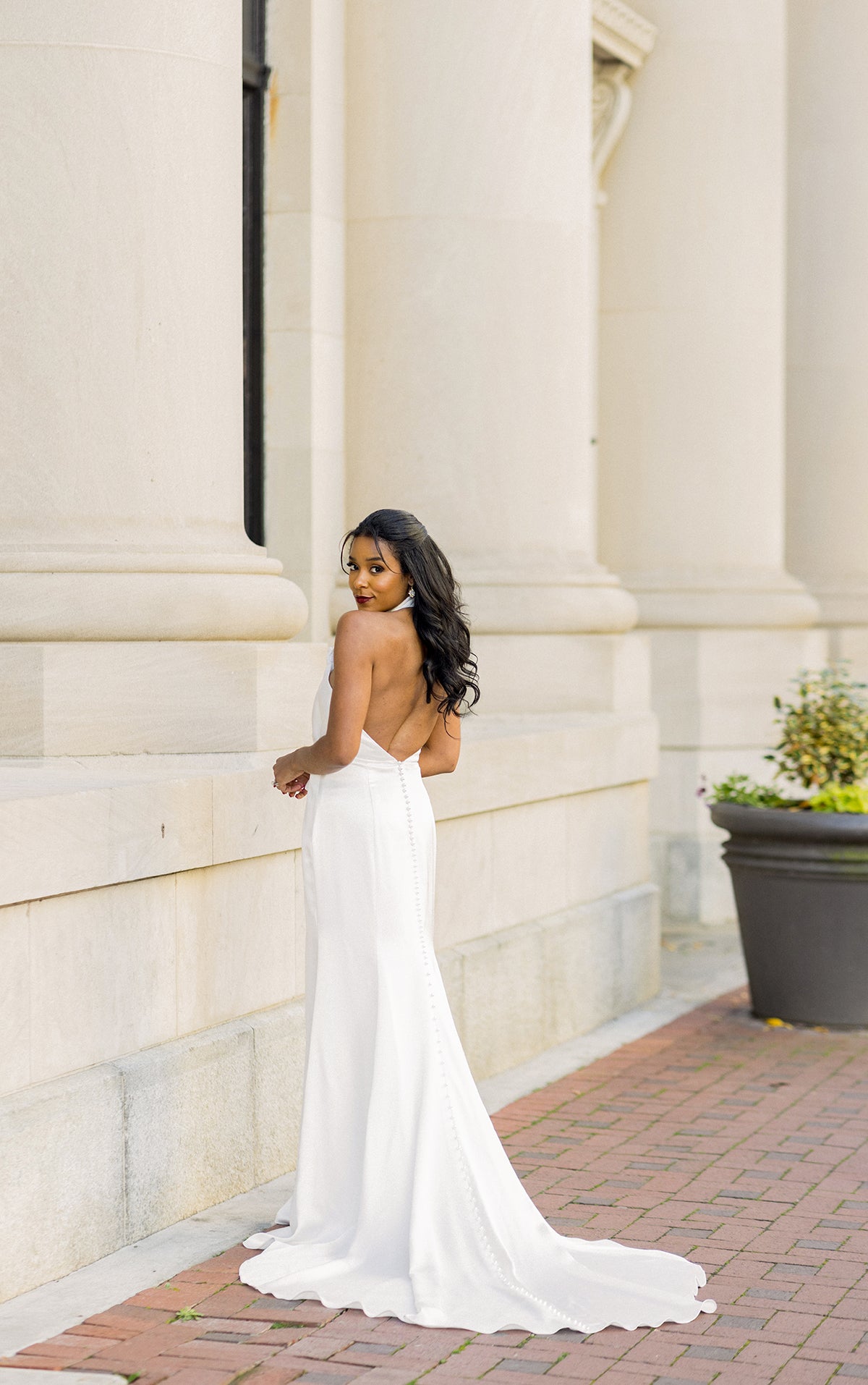 32152 - Romantic Fit and Flare Gown with Structured Silhouette normansbridal 32152 - Romantic Fit and Flare Gown with Structured Silhouette normansbridal