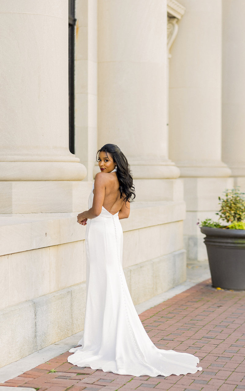 32152 - Romantic Fit and Flare Gown with Structured Silhouette normansbridal 32152 - Romantic Fit and Flare Gown with Structured Silhouette normansbridal