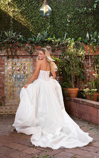 33393 - Ball Gown Wedding Dress with Full Skirt & Regal Design