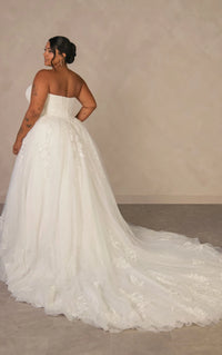34800-Enchanting Strapless Plus Size Ballgown